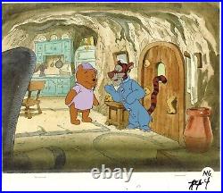 Winnie The Pooh Tigger Original Production Animation Cel from Disney 1988-1991 p