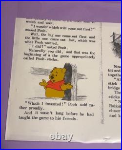 Winnie The Pooh and a Day for Eeyore Production Animation Cel Disney 1983 28