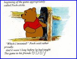 Winnie The Pooh and a Day for Eeyore Production Animation Cel Disney 1983 29