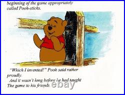 Winnie The Pooh and a Day for Eeyore Production Animation Cel Disney 1983 86