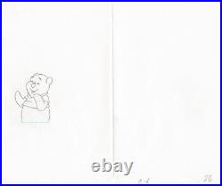 Winnie The Pooh and a Day for Eeyore Production Animation Cel Disney 1983 86