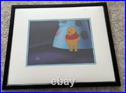 Winnie the Pooh Animation Production Cel (1988), Disney, Framed with COA