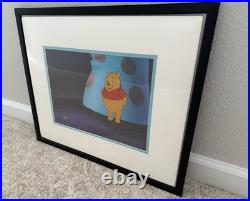 Winnie the Pooh Animation Production Cel (1988), Disney, Framed with COA