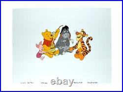 Winnie the Pooh Original Color Proof Production Cel Disney Animation Art sericel
