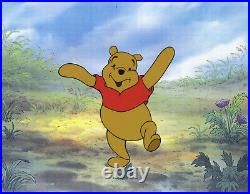 Winnie the Pooh Original Production Cel- Happy Stroll