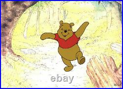 Winnie the Pooh Original Production Cel Happy Stroll