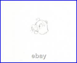 Winnie the Pooh Rabbit Walt Disney Production Animation Cel Drawing b3206