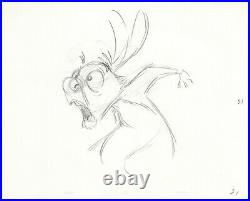 Winnie the Pooh Rabbit Walt Disney Production Animation Cel Drawing b3214