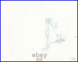 Winnie the Pooh Rabbit Walt Disney Production Animation Cel Drawing b3230